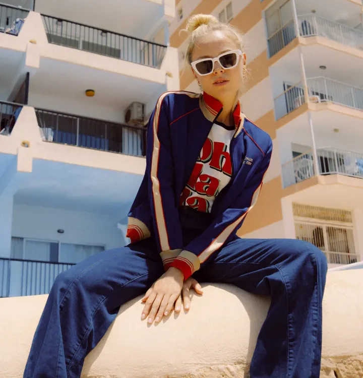 King Louie Outfit Blau