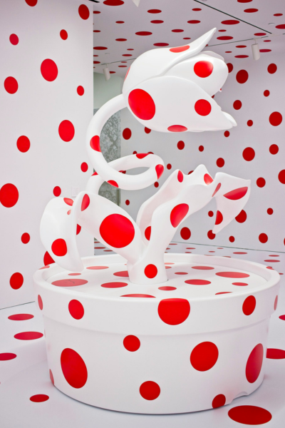 Yayoi Kusama Red Dots Flower